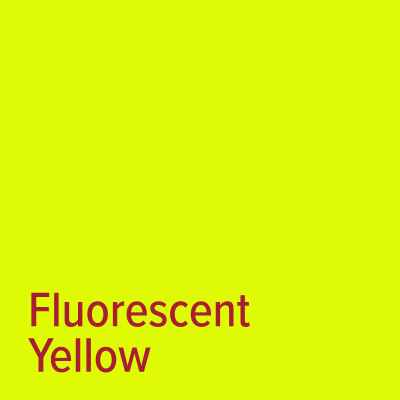 Fluorescent Yellow Oracal 6510 Permanent Vinyl