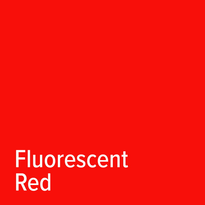 Flo Red Color Fluorescent Red Oracal 6510 Permanent Vinyl