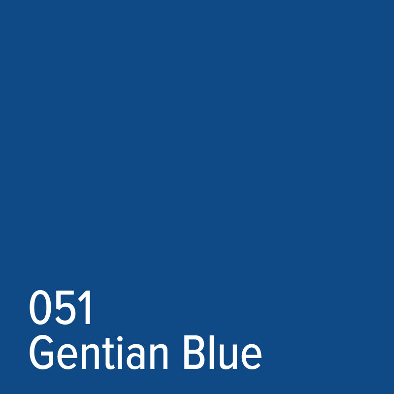 051 Gentian Blue Transparent Adhesive Vinyl | Oracal 8300