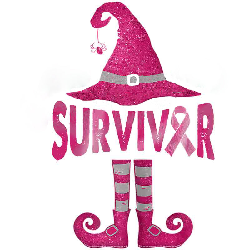 Breast Cancer Awareness/Halloween "Survivor" (DTF Transfer)