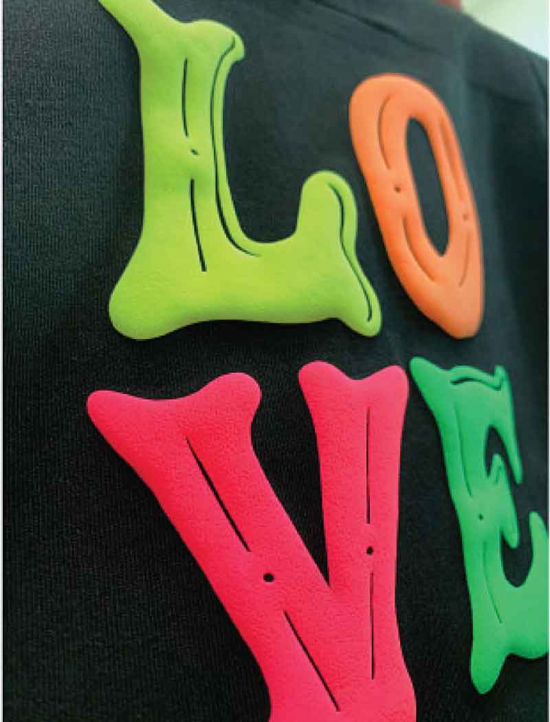 Neon Green PARART 3D Puff Heat Transfer Vinyl (HTV)