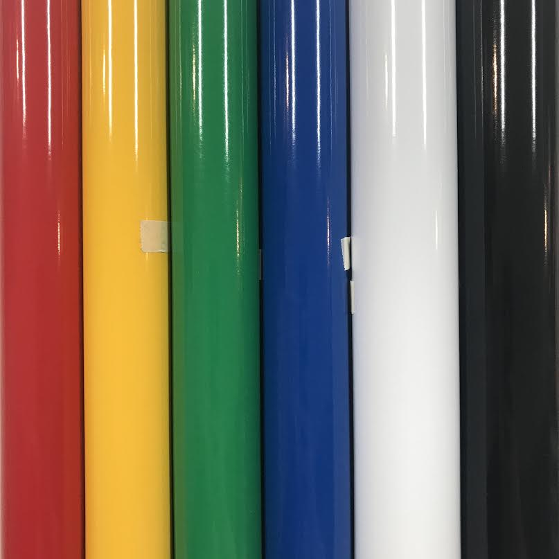 6 Primary Colors Vinyl Rolls - 5-Foot
