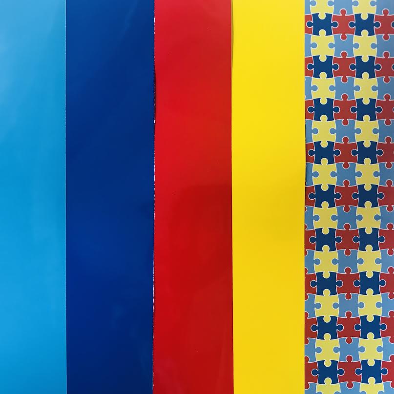 Klebeset zur Sensibilisierung für Autismus