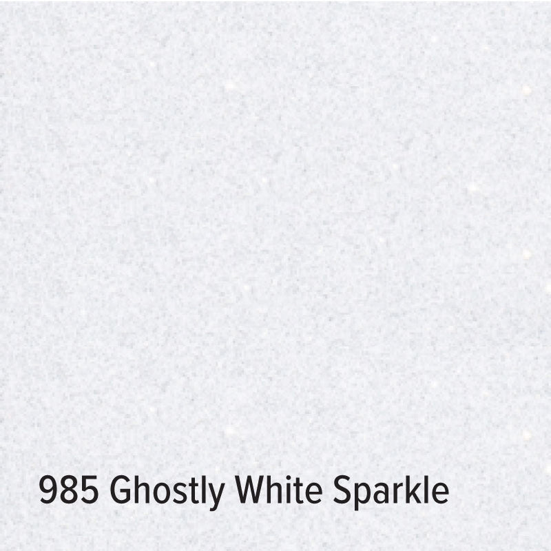 985 Ghostly White Sparkling Glitter Adhesive Vinyl | Oracal 851