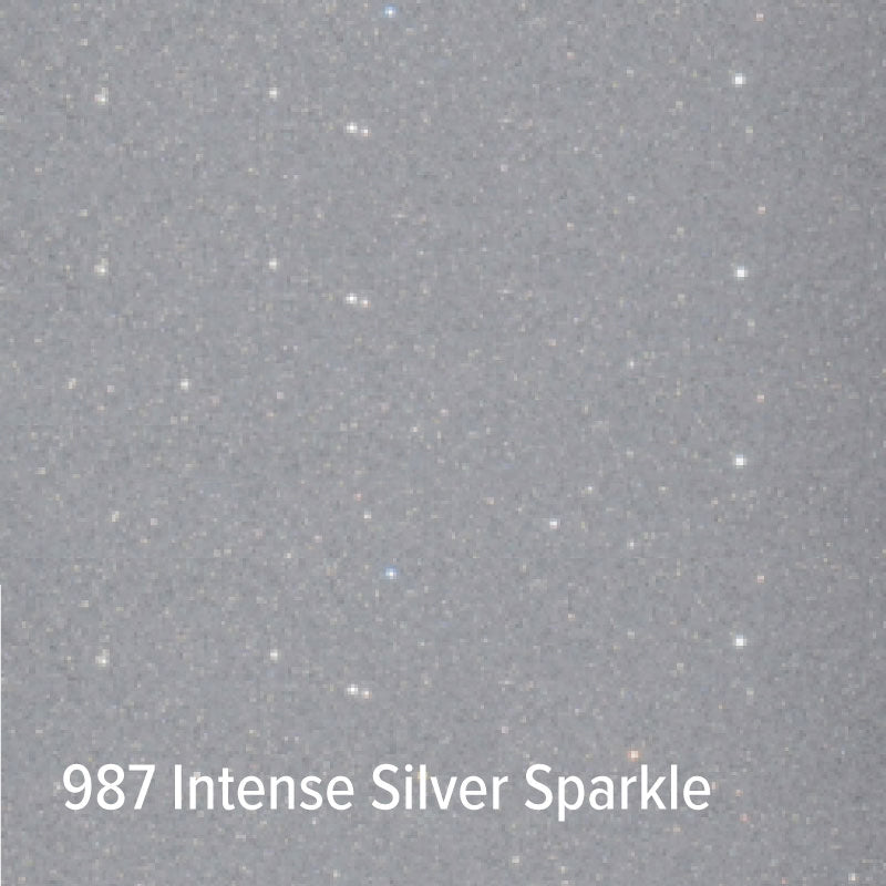 987 Intense Silver Sparkling Glitter Adhesive Vinyl | Oracal 851