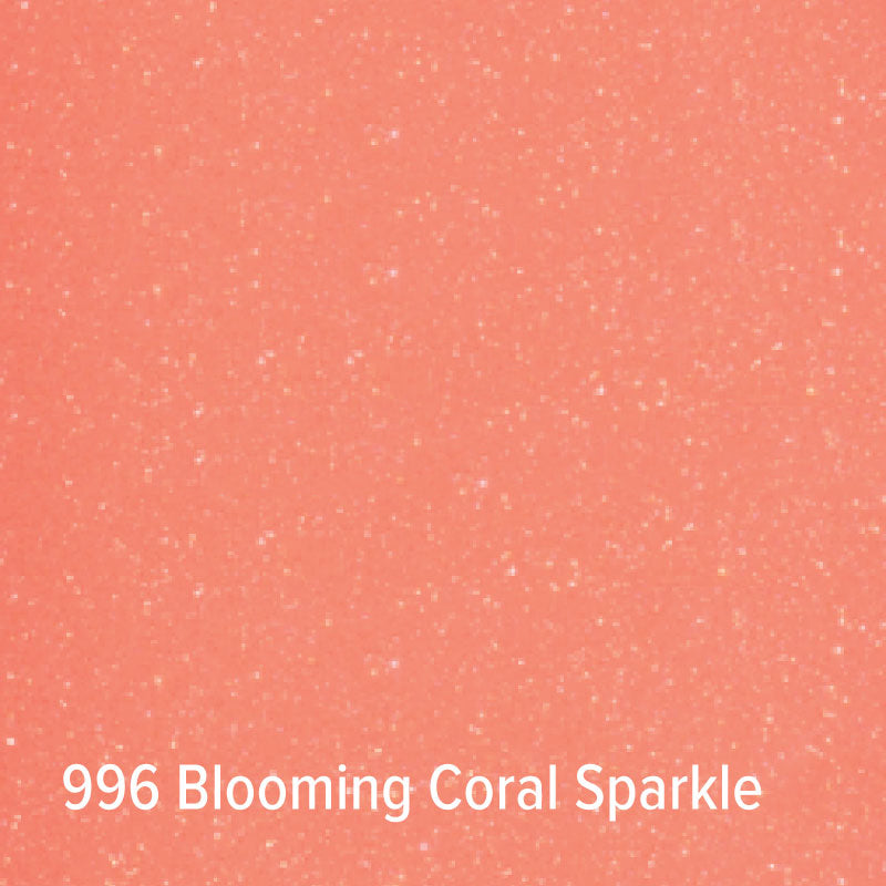 996 Blooming Coral Sparkling Glitter Adhesive Vinyl | Oracal 851