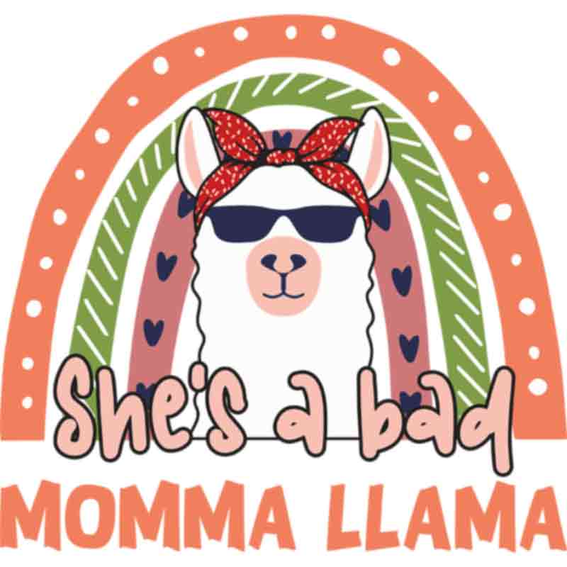 Baseball Mom SVG - the momma llama