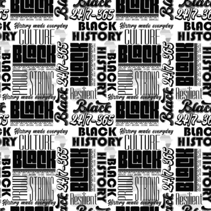 African Pattern - Black History #2 (Sublimation Transfer)