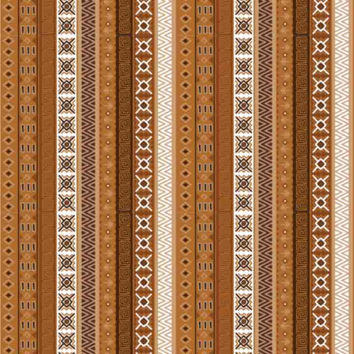 African Pattern - Brown #7 (Sublimation Transfer)