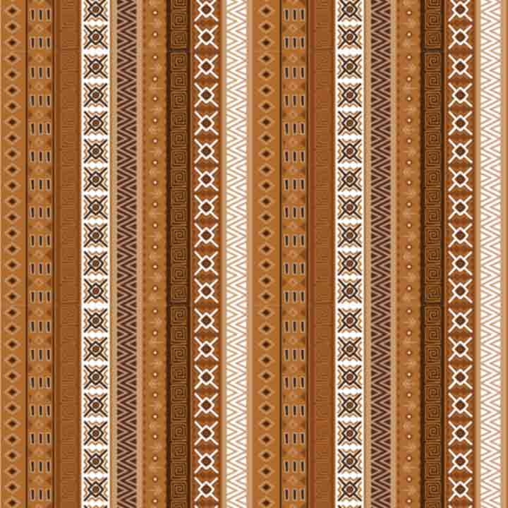African Pattern - Brown #7 (Sublimation Transfer)
