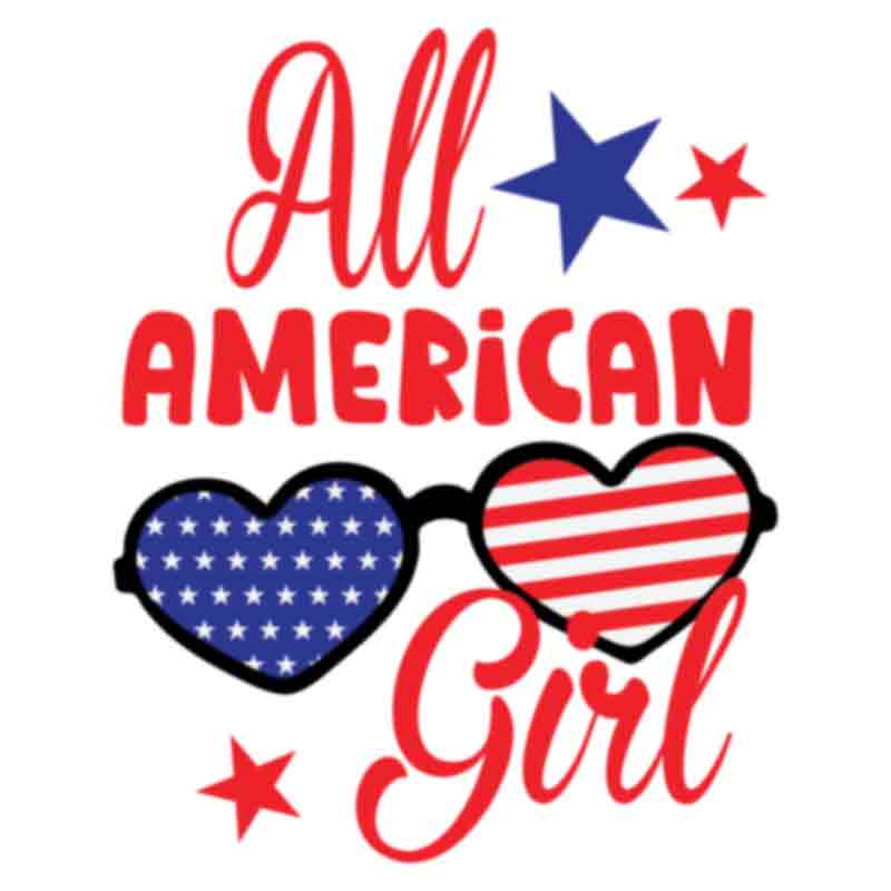 All American Girl (DTF Transfer)