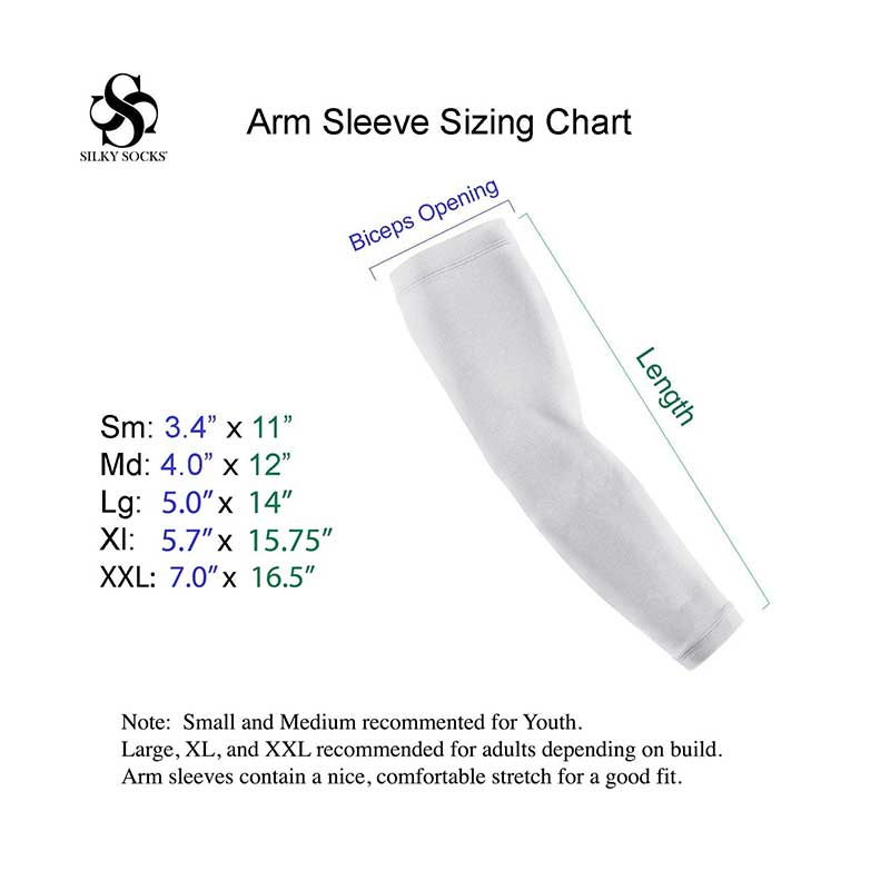 Silky Socks™ Blank Arm Sleeves for Sublimation