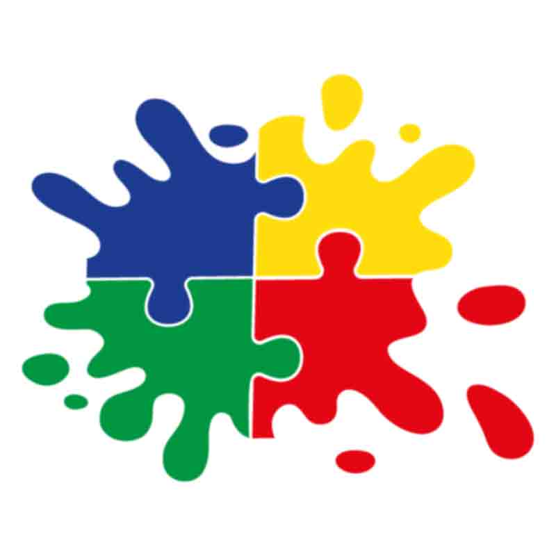Autism Splash Puzzle (DTF Transfer)