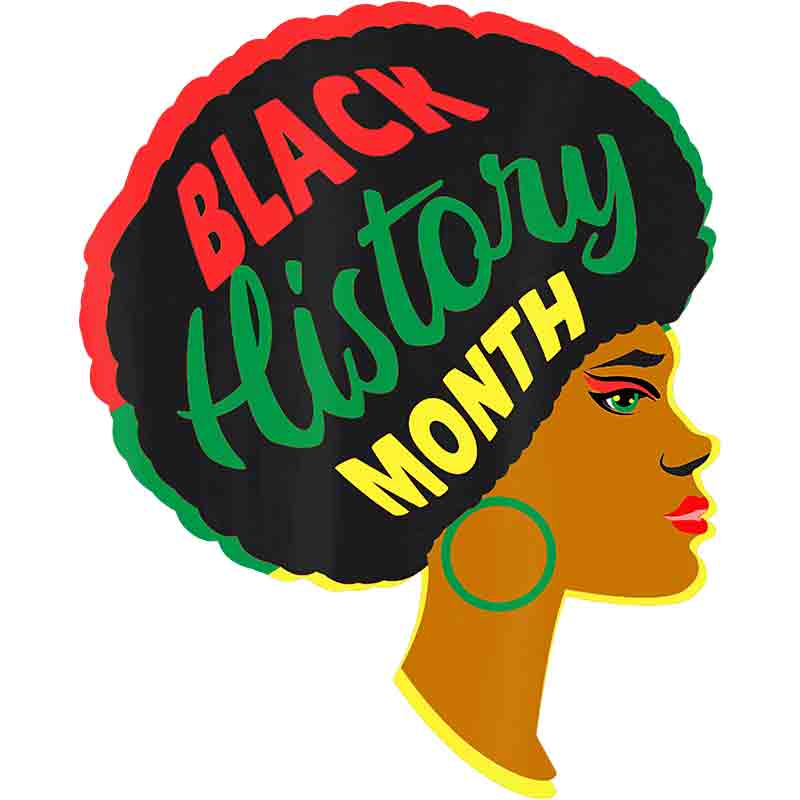 Black History Month Afro Woman (DTF Transfer)