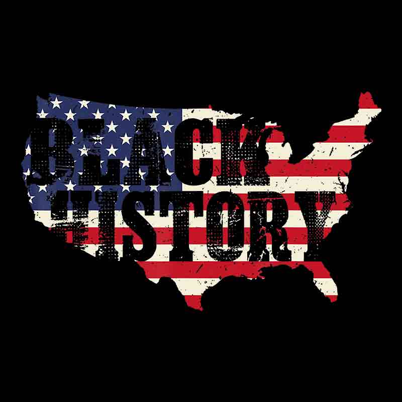 Black History USA Flag(DTF Transfer)
