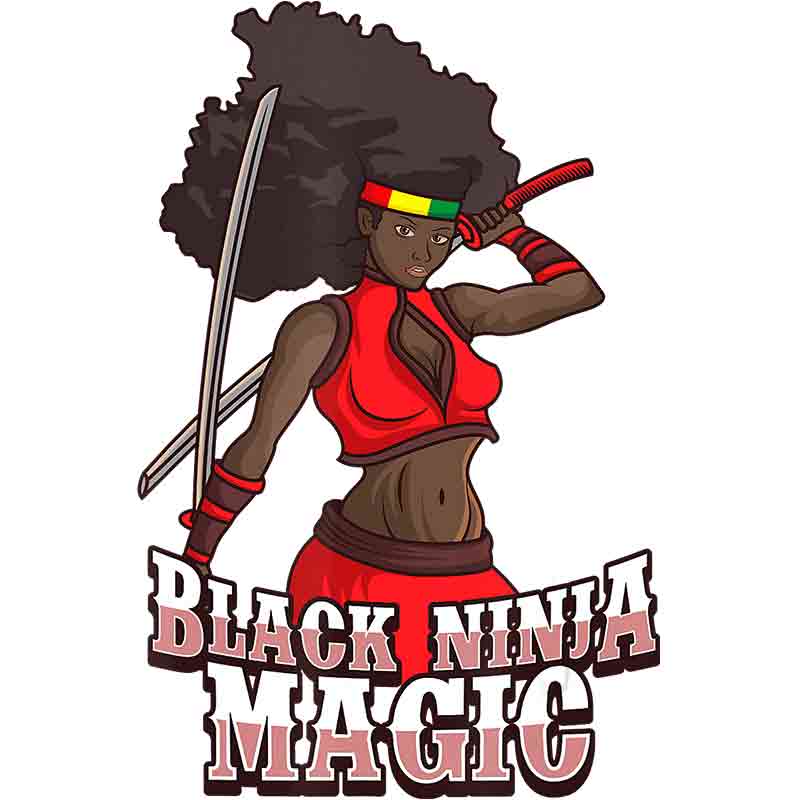 Black Ninja Matter (DTF Transfer)
