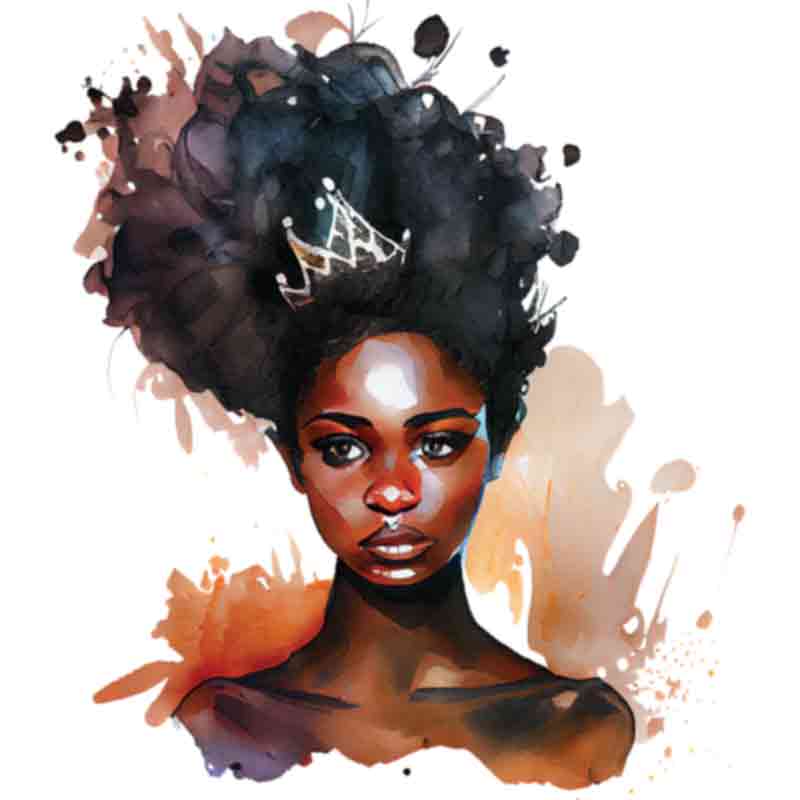 Black Queen Beauty (DTF Transfer)