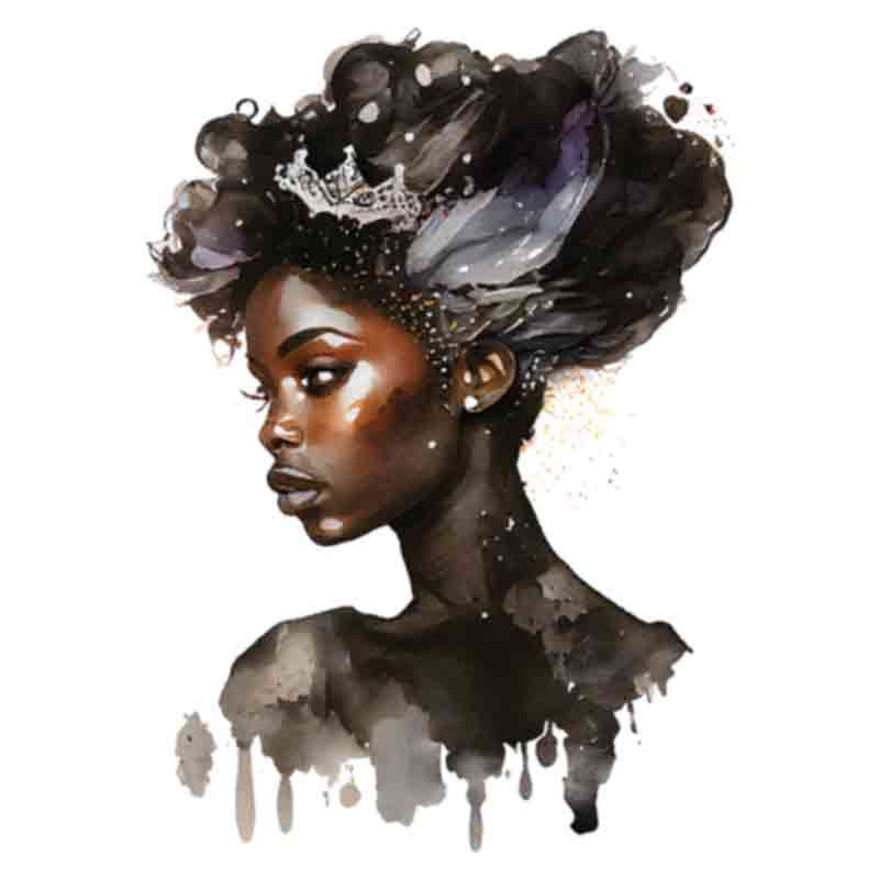 Black Queen Dark Beauty (DTF Transfer)