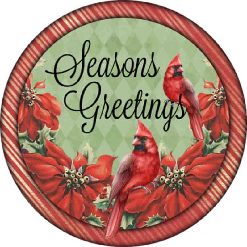Cardinal Seasons Greetings (DTF Transfer)