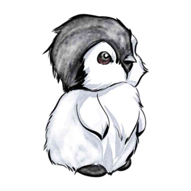 Cute Baby Penguin (DTF Transfer)