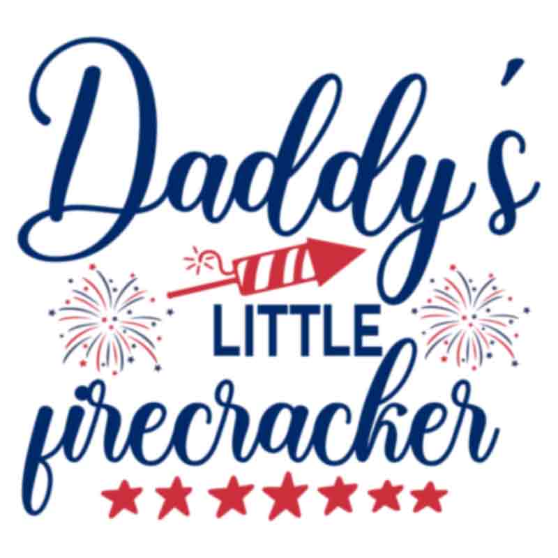 Daddie's Little Firecracker (DTF Transfer)