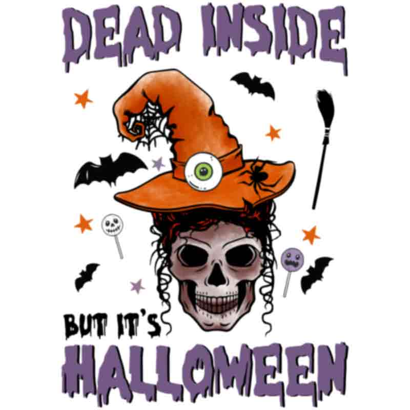 Dead Inside But Its Halloween (DTF Transfer)