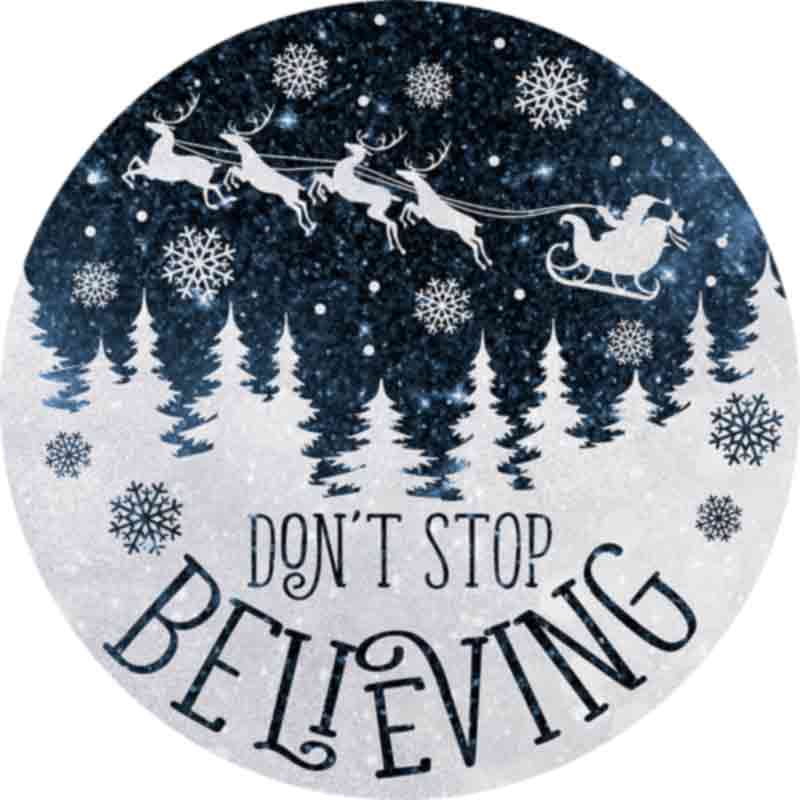 Dont Stop Believing Santas Sleigh (DTF Transfer)