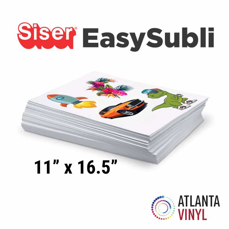 Siser EasySubli Heat Transfer Vinyl (HTV) 11" x 16.5" Sheet