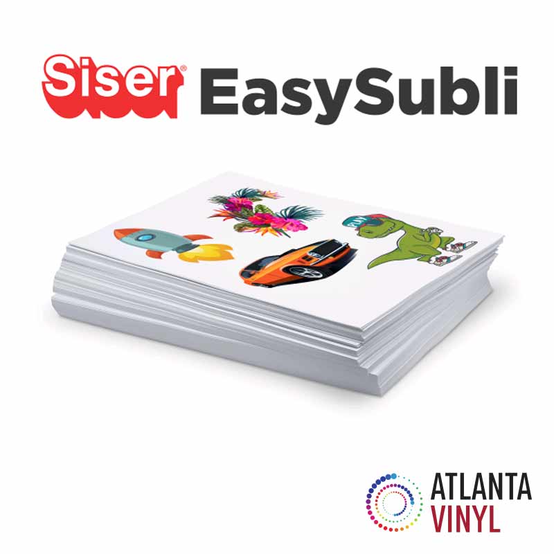 Siser EasyColor DTV 8.4 x 11 Sheets - Inkjet Printer Compatible Heat  Transfer Vinyl (15 Sheets)