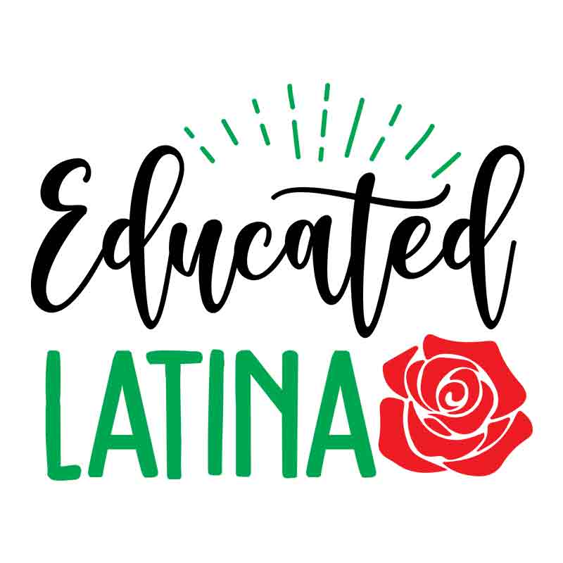 Educated Latina (DTF Transfer)
