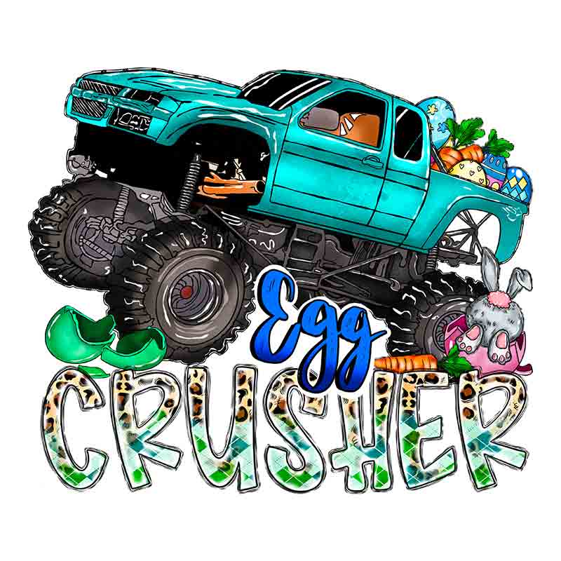 Egg Crusher Truck (DTF Transfer)