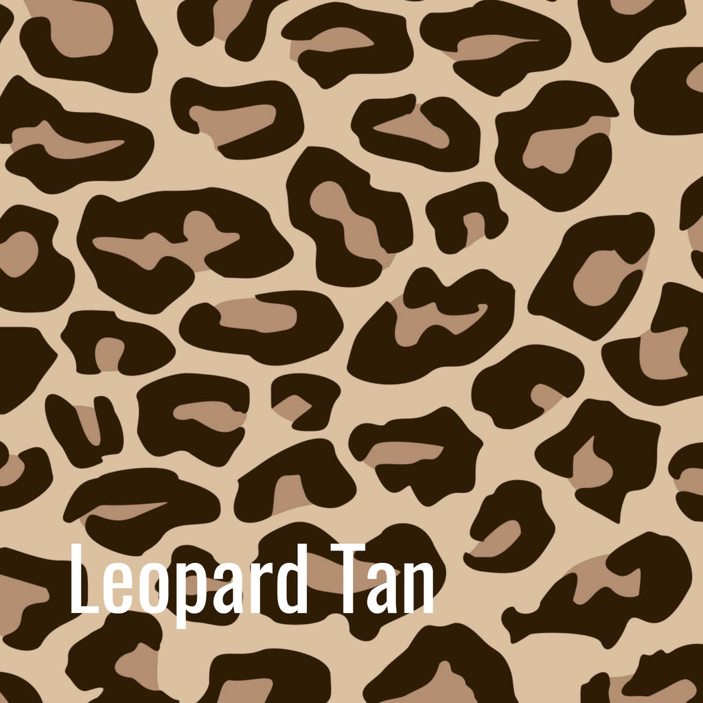 Leopard Tan Heat Transfer Vinyl (HTV)