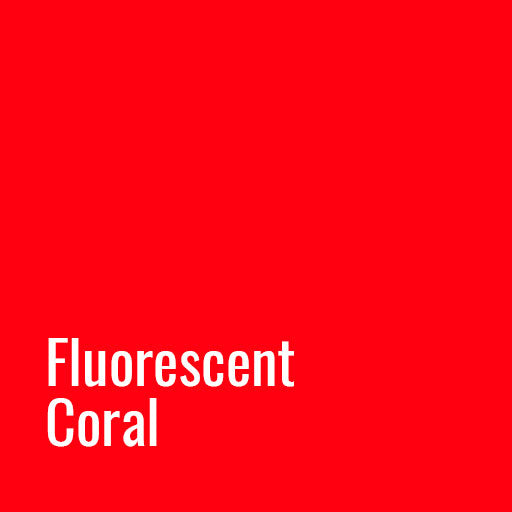 Fluorescent Coral 12" Siser EasyWeed Heat Transfer Vinyl (HTV) (Bulk Rolls)
