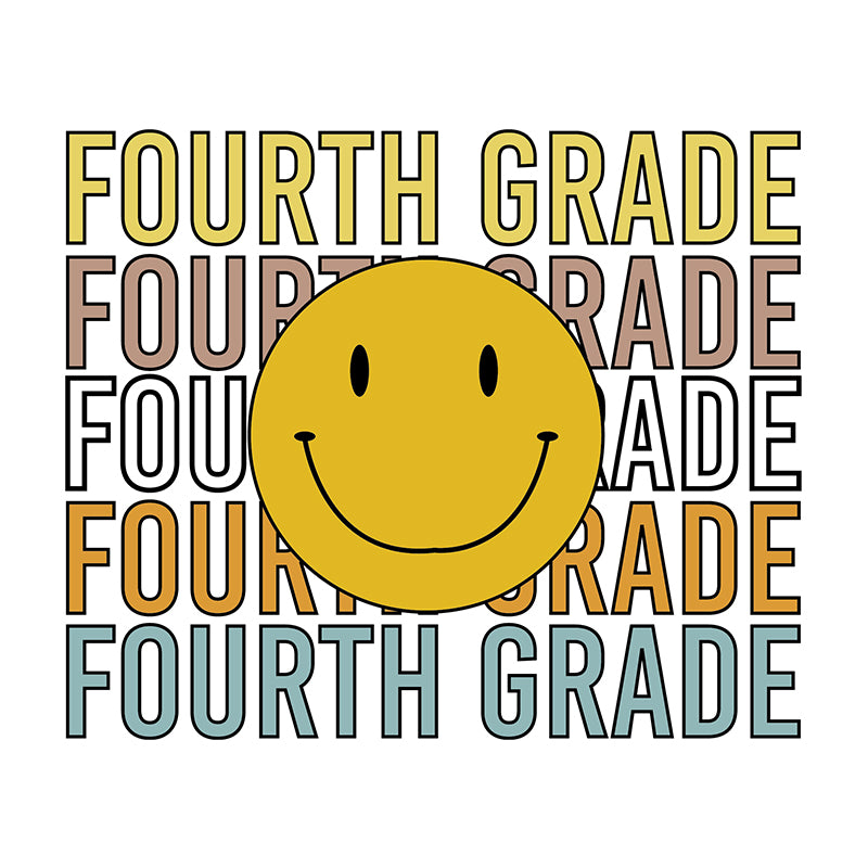 Fourth grade smily (DTF Transfer)