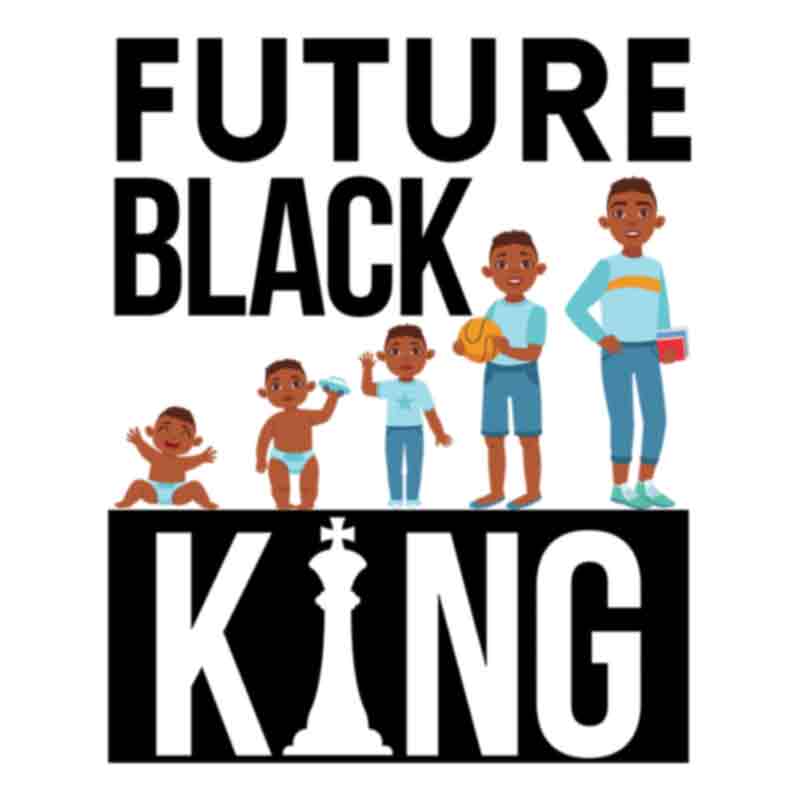 Future Black King Chess (DTF Transfer)