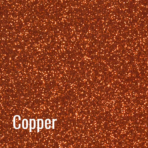 20" Copper Siser Glitter Heat Transfer Vinyl (HTV)