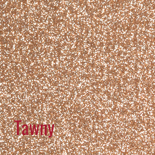 Tawny Siser Glitter Heat Transfer Vinyl (HTV)