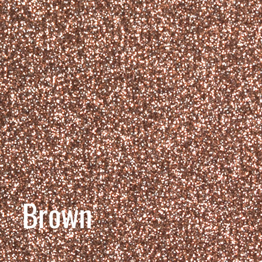 20" Brown Siser Glitter Heat Transfer Vinyl (HTV)