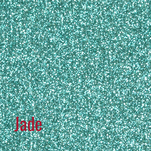 12" Jade Siser Glitter Heat Transfer Vinyl (HTV)