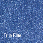 True Blue Siser Glitter Heat Transfer Vinyl (HTV) (Bulk Rolls)
