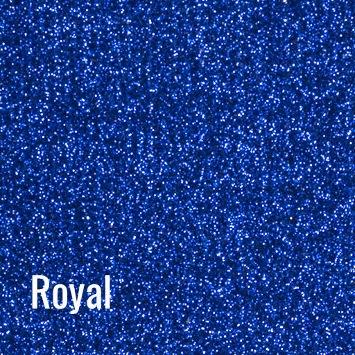 20" Royal Blue Siser Glitter Heat Transfer Vinyl (HTV)