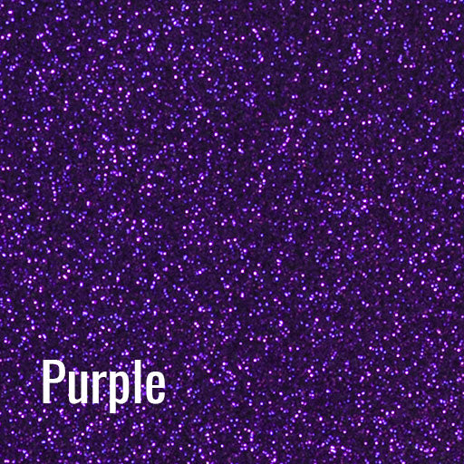 20" Purple Siser Glitter Heat Transfer Vinyl (HTV)