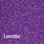 Lavender Siser Glitter Heat Transfer Vinyl (HTV) (Bulk Rolls)