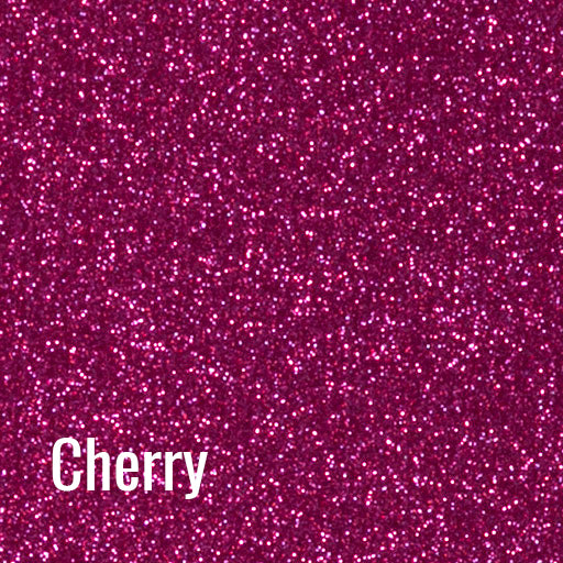 12" Cherry Siser Glitter Heat Transfer Vinyl (HTV)
