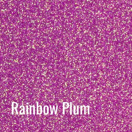 12" Rainbow Plum Siser Glitter Heat Transfer Vinyl (HTV)