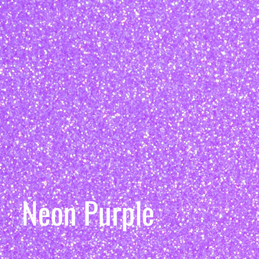 Neon Purple Siser Glitter Heat Transfer Vinyl (HTV) (Bulk Rolls)