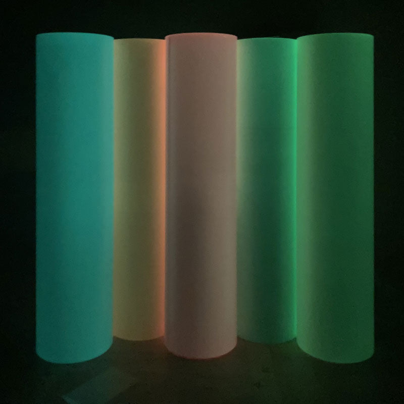 Glow in the Dark HTV Vinyl Colors Sheets Bundle
