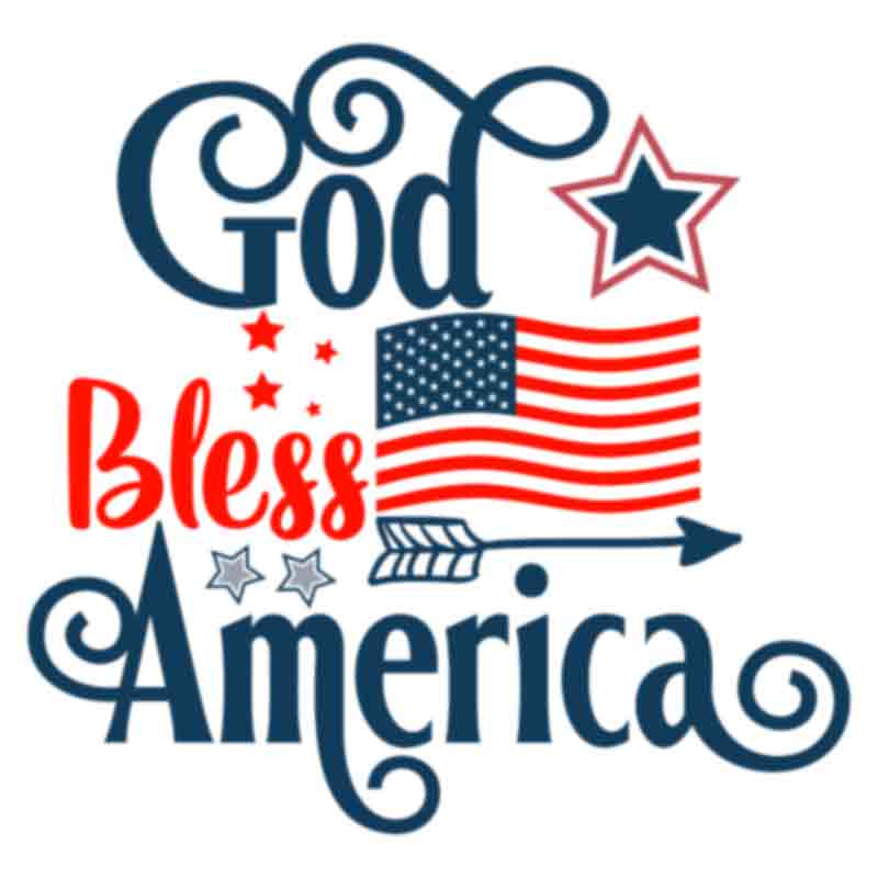God Bless America (DTF Transfer)