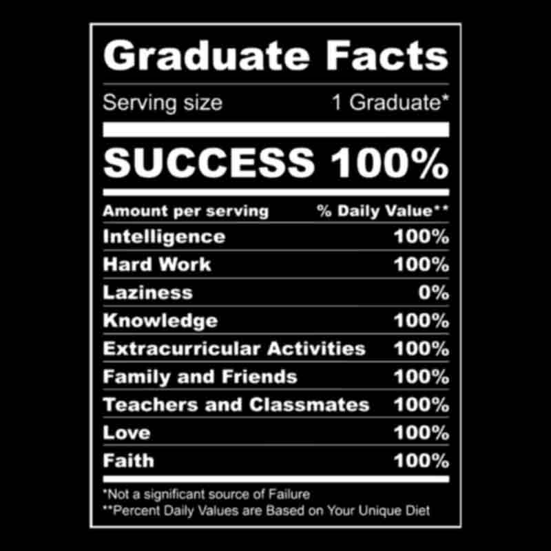 Graduate Facts (White) (DTF Transfer)