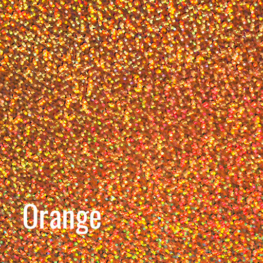 Orange Siser Holographic Heat Transfer Vinyl (HTV)